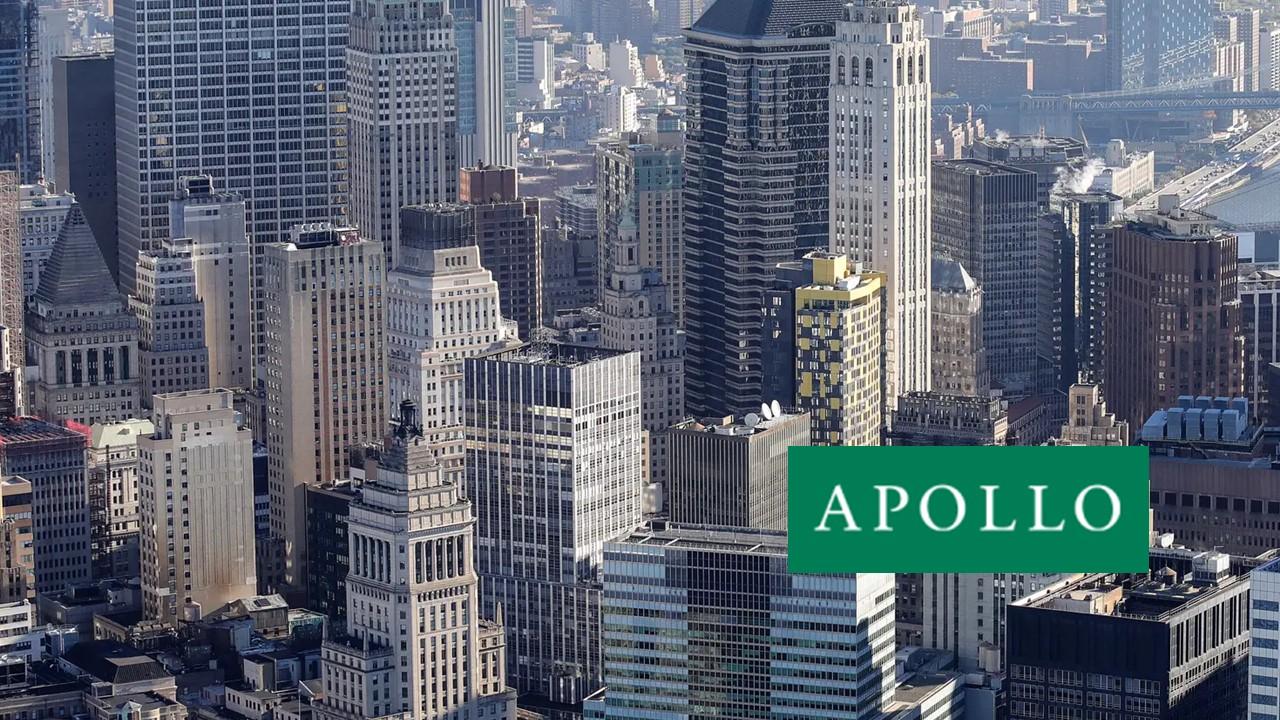 Apollo logo and Manhattan skyline