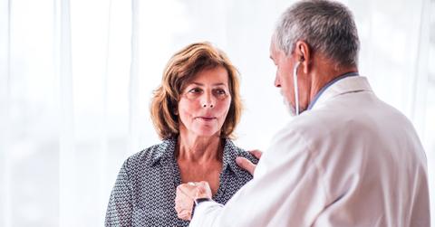 A woman and her doctor