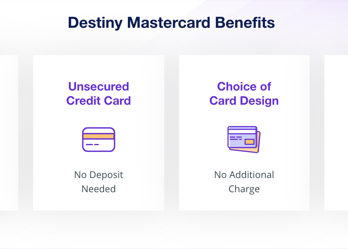 log into my destiny mastercard