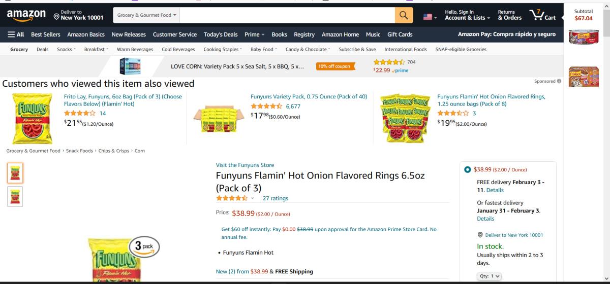 funyuns available on amazon