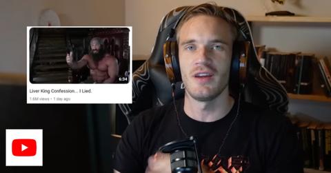 PewDiePie reacting to the Liver King apology