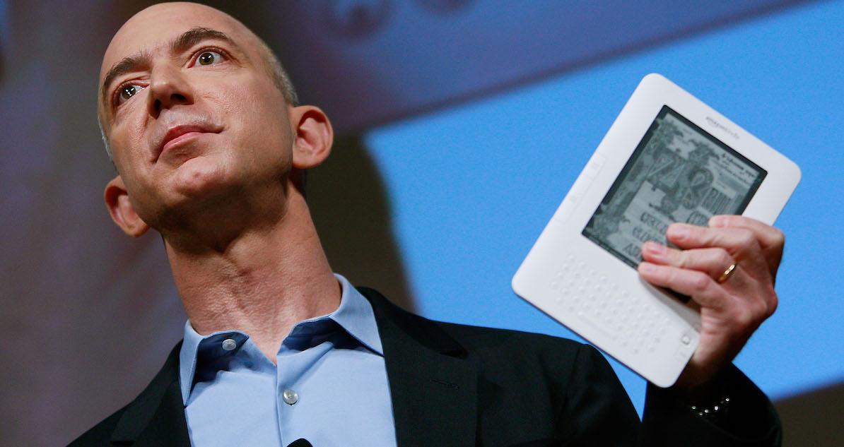 amazon jeff bezos kindle