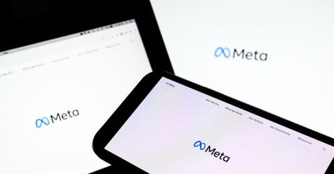 Meta logo on devices
