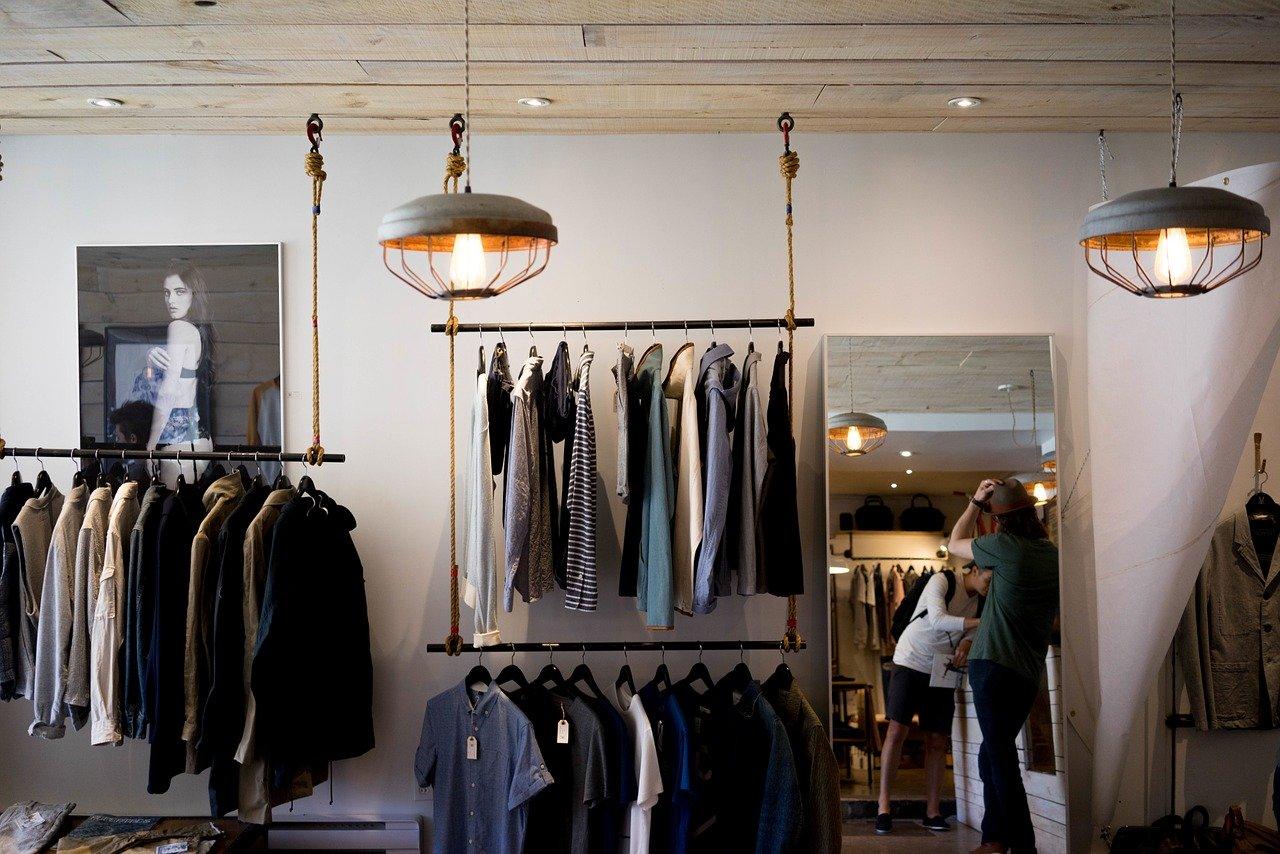 Clothing store and product display