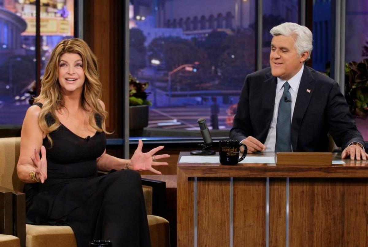 Alley during an appearance on 'The Tonight Show' with Jay Leno.