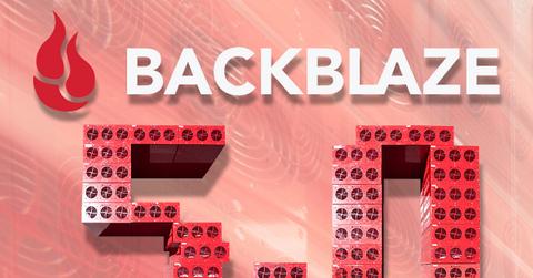 Backblaze's logo