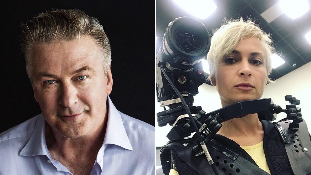 Alec Baldwin and Halyna Hutchins