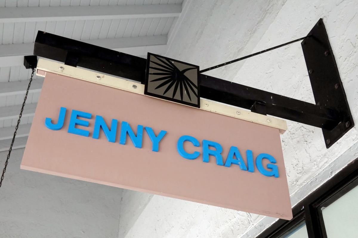 A Jenny Craig sign