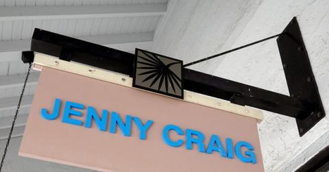 A Jenny Craig sign