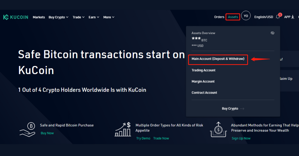 how to buy kucoin with coinbase