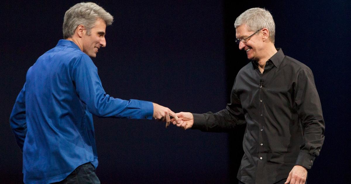 Craig Federighi and Tim Cook