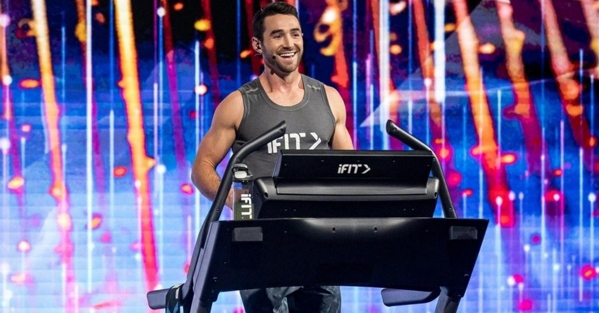 iFIT instructor on a treadmill