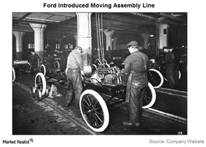 ford assembly line 1920s