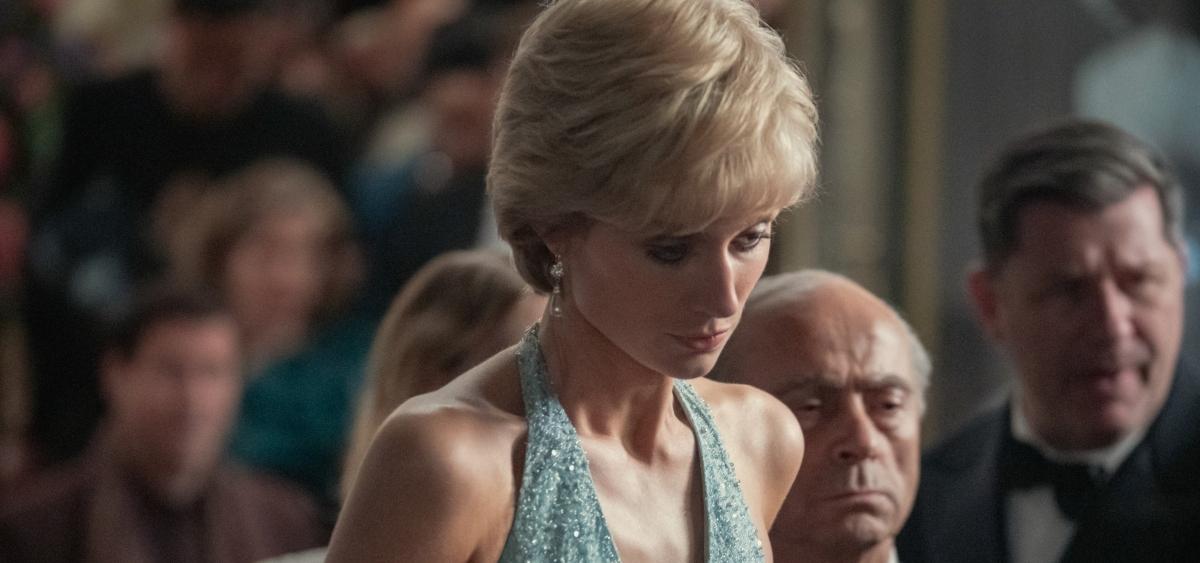 Elizabeth Debicki in a still from her portrayal of Princess Diana. 