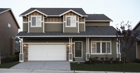 A house in a neighborhood