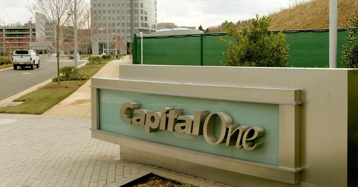 Capital One sign