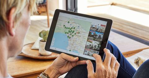 Redfin on a tablet