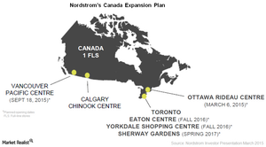 Two of Nordstrom's 6 Flagships to be in Canada