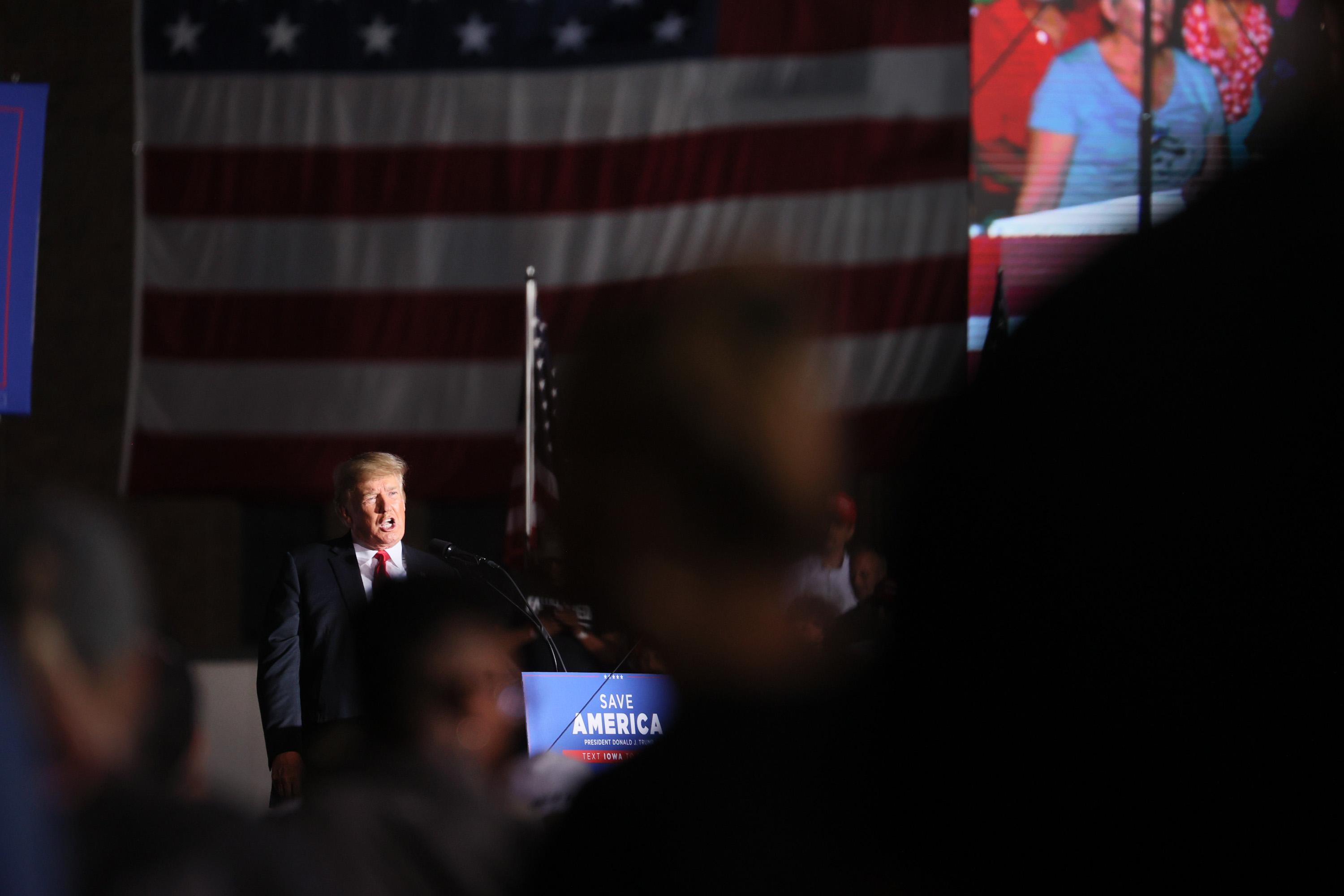 Trump at a rally