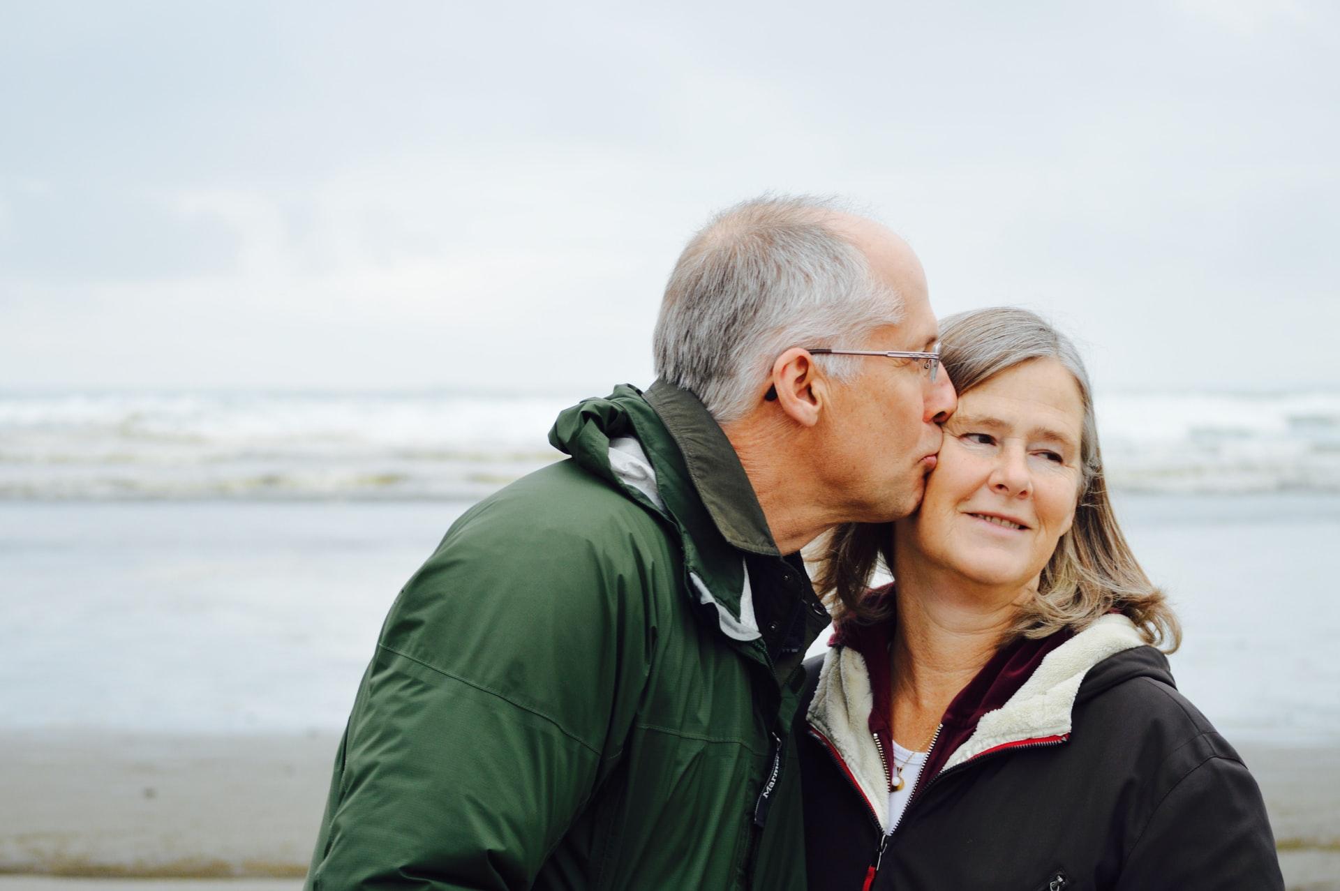 A couple on a beach