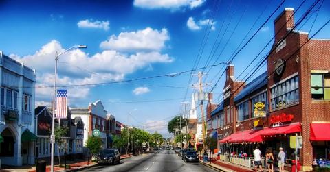A street in Newark, Delaware