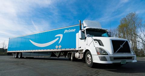 Amazon Prime delivery vehicle