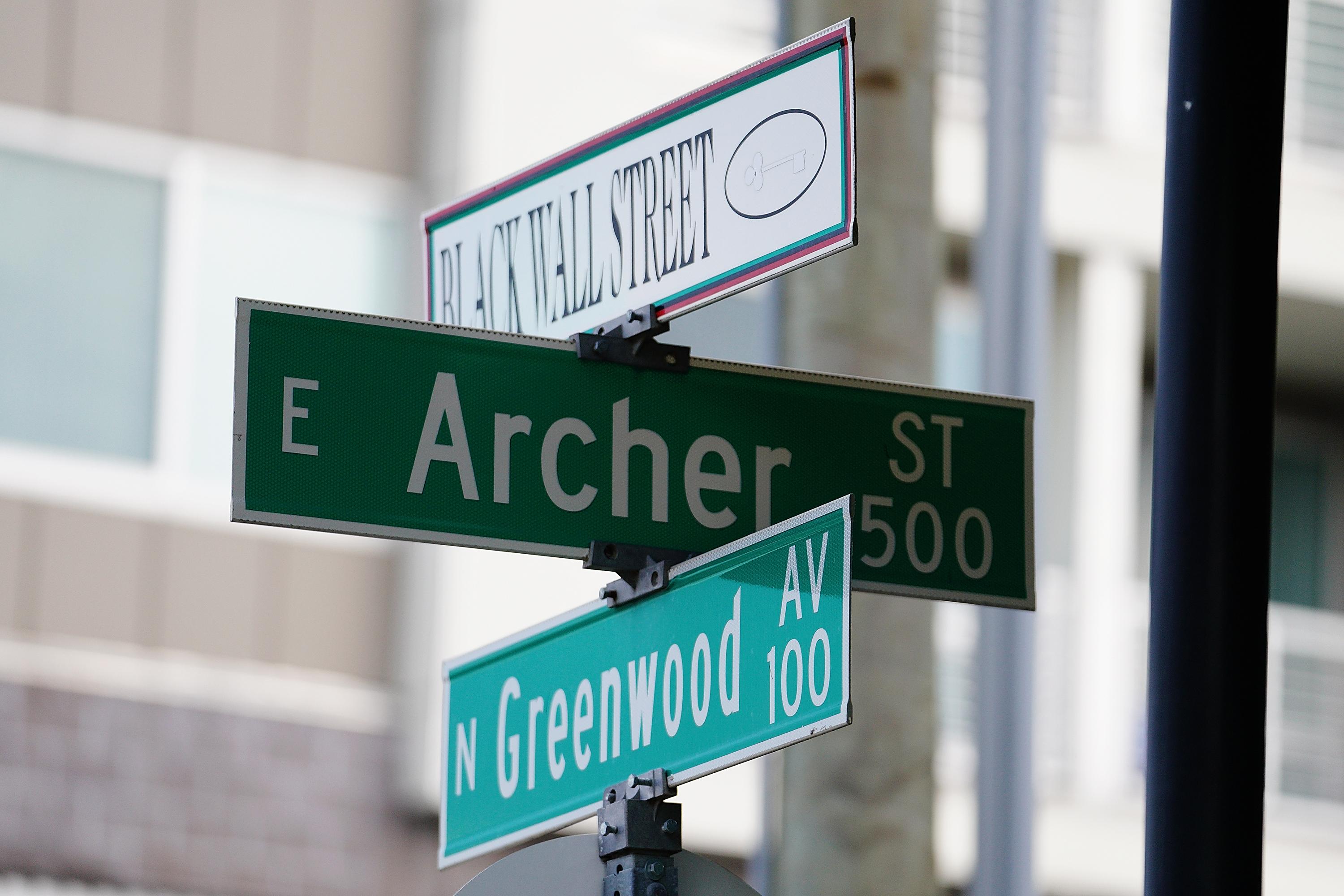 Black Wall Street sign is sign of ethical investing