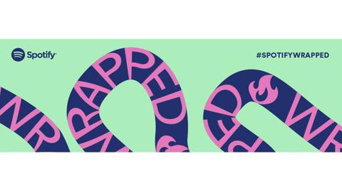 Spotify wrapped logo and hashtag