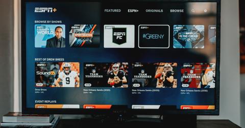 ESPN channels on TV