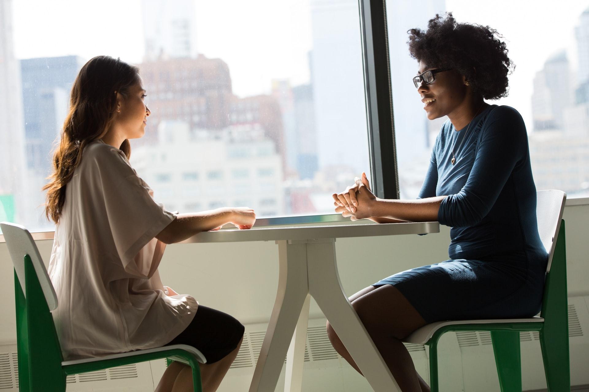 A patient visiting a therapist