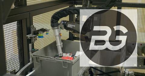 A warehouse packaging robot