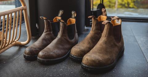 Two pairs of Blundstone boots