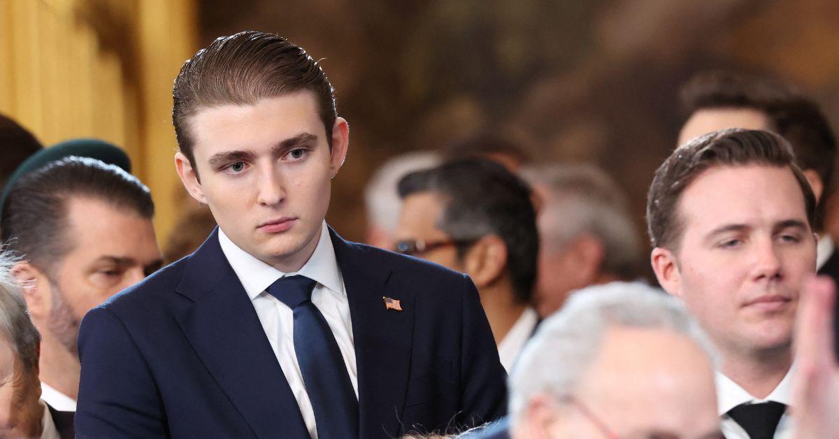 Barron Trump Is Apparently Launching a Beverage Company