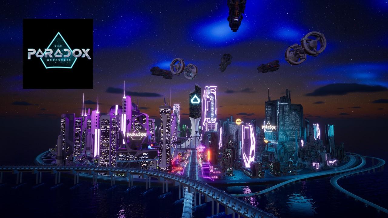 Paradox Metaverse logo and city