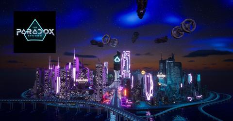 Paradox Metaverse logo and city