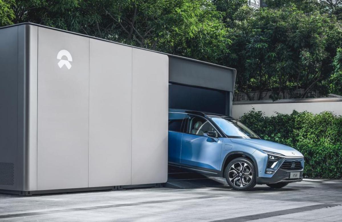 nio battery swapping