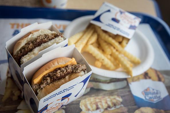 White Castle sliders and fries