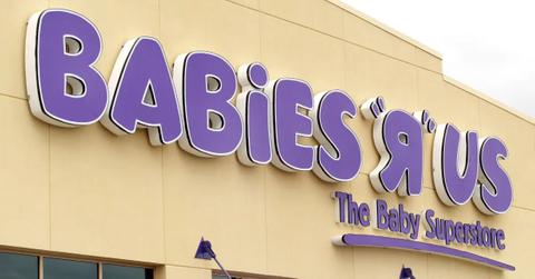 Babies "R" Us storefront.