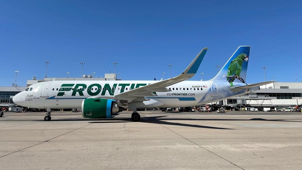 Frontier Airlines plane