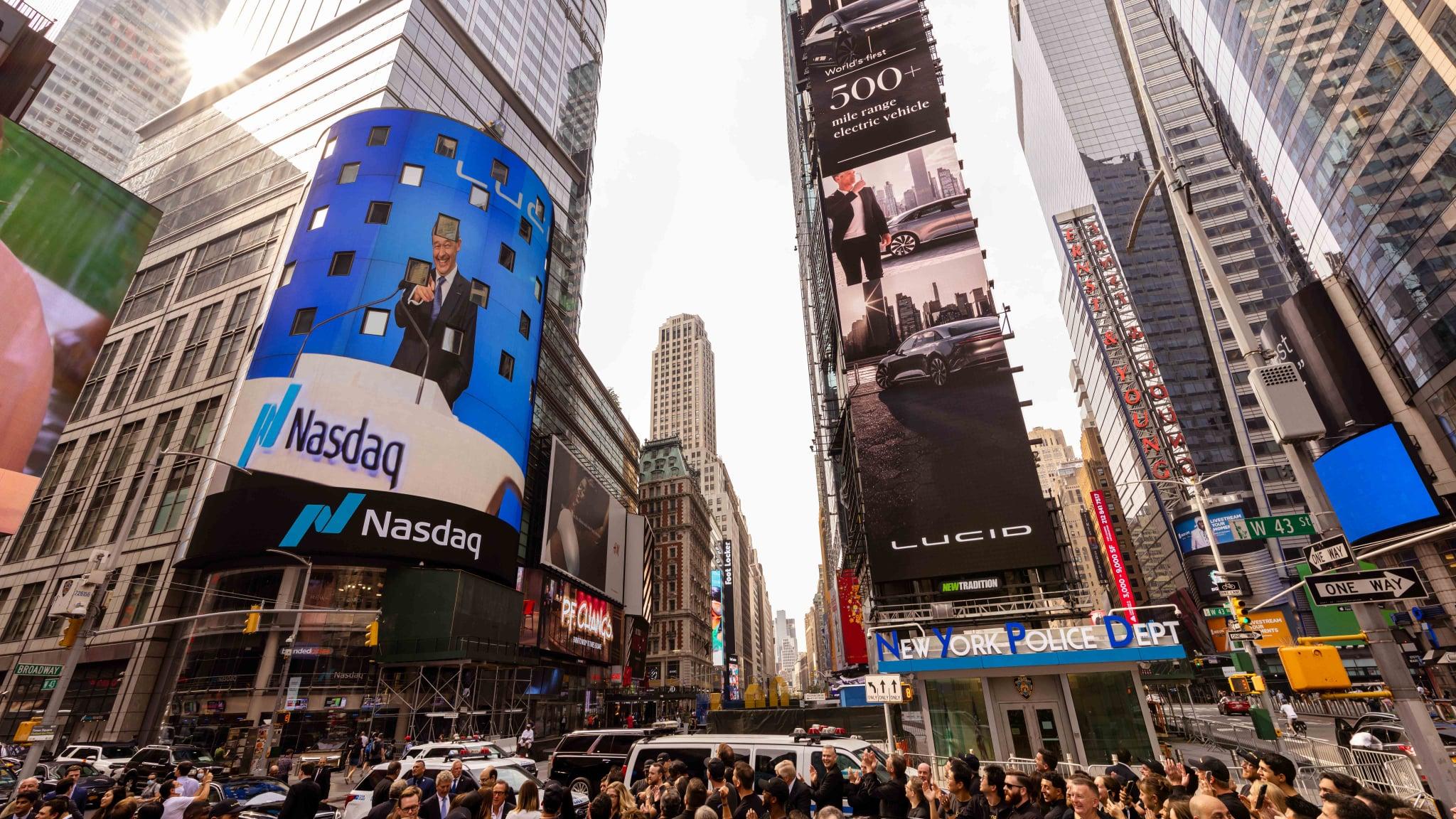 Lucid Motors on Nasdaq