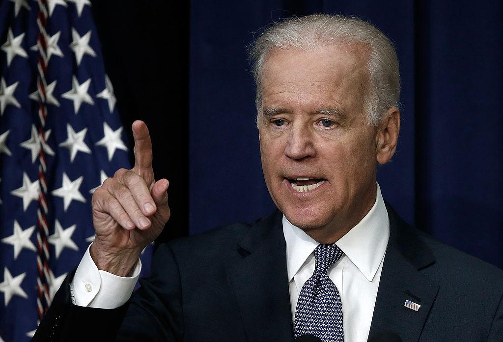  U.S. vice president Joe Biden speaks during an event 