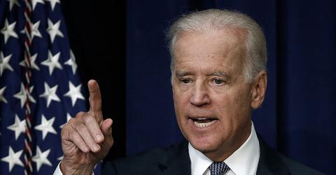 U.S. vice president Joe Biden speaks during an event
