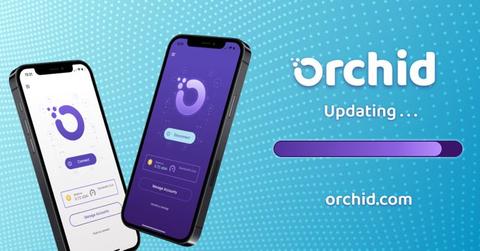 Orchid crypto app on smartphones