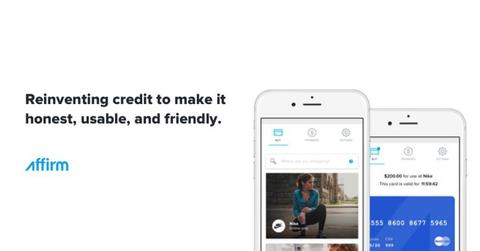 Affirm on a smartphone and logo