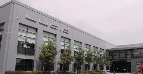 A Lucid Motors office building