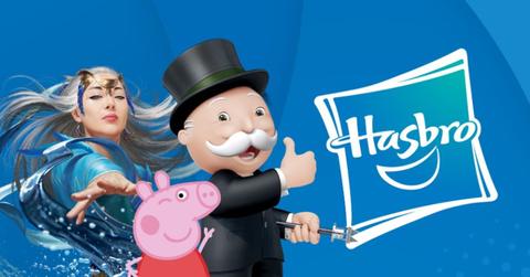 Hasbro logo and characters