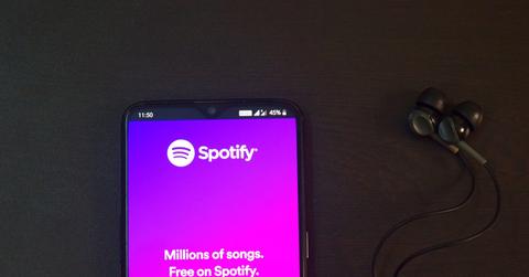 Spotify app on Apple iPhone