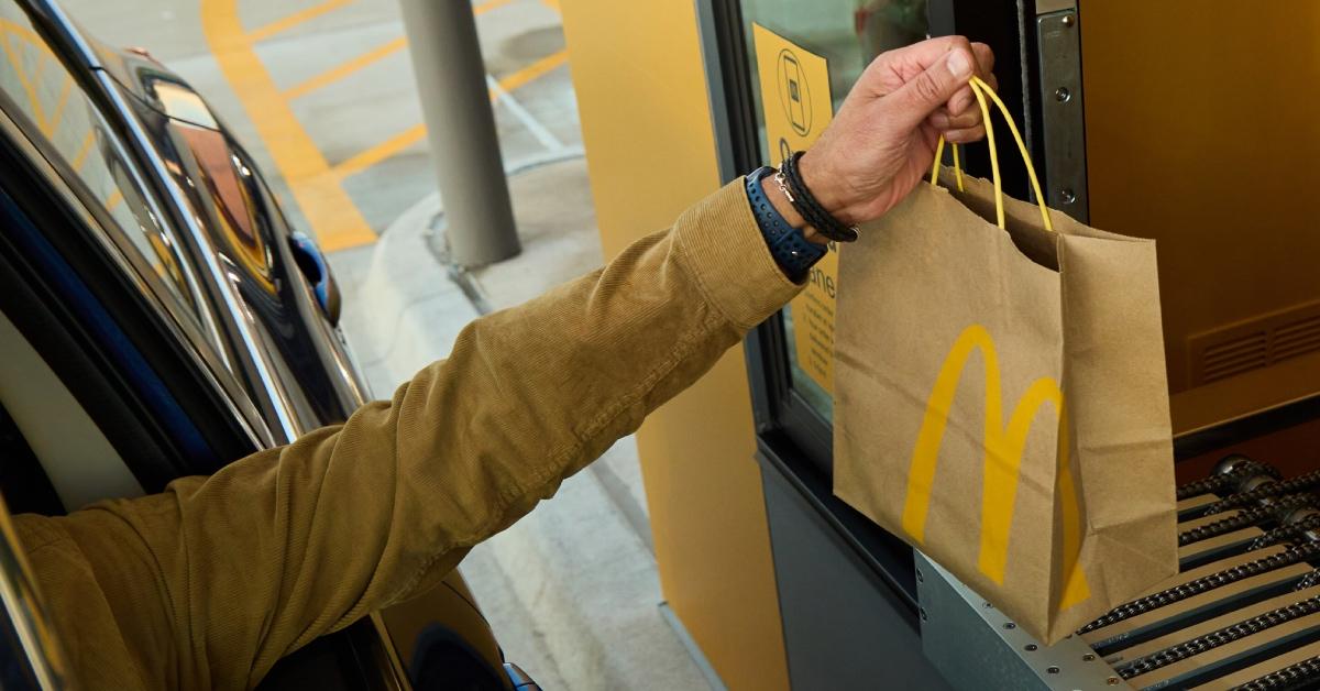 McDonald's vending machine-style drive-thru