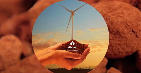 Alcoa logo with windmill