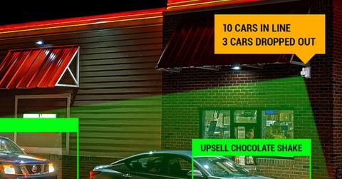 Presto AI being used in a drive-thru